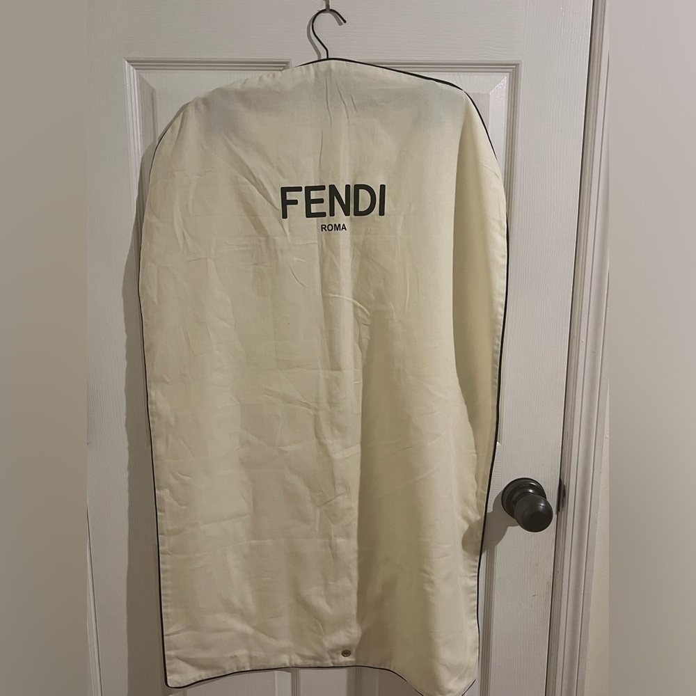 Authentic Fendi Garment Bag with matching Fendi Hanger